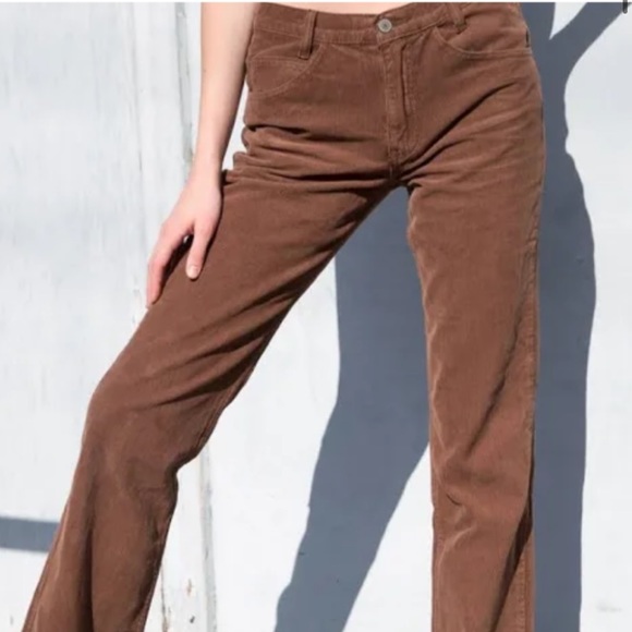 Brandy Melville Pants - Brandy Melville Brown Corduroy pants